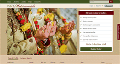 Desktop Screenshot of isnamatrimonials.net